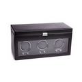 Wolf Heritage Triple Watch Winder and Cover